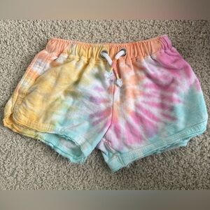 VINTAGE HAVANA French Terry Girls
Multi Tie Dye Shorts size M (10-12)